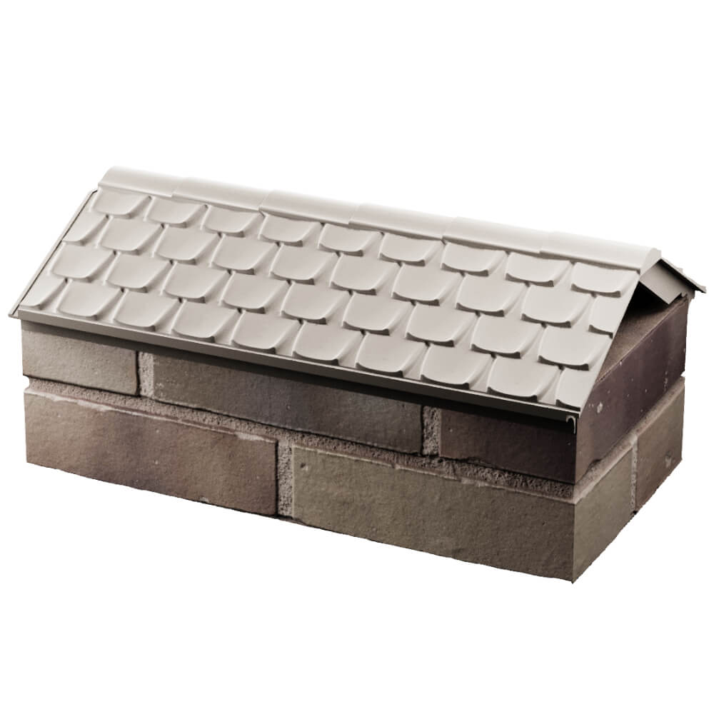 Парапет Zking Эльбрус Бежевый с посадкой на 1 кирпич (255мм) в Курганинске фото