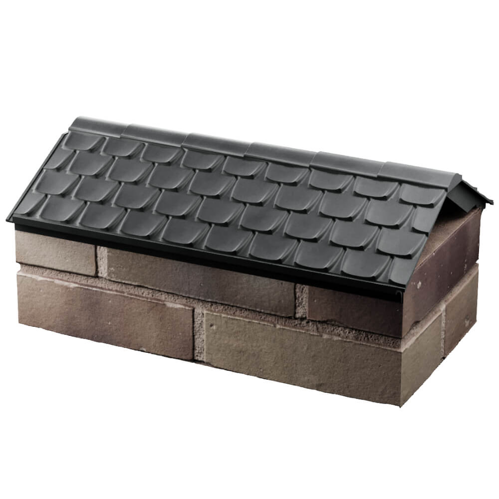 Парапет Zking Эльбрус Серый с посадкой на 1 кирпич (255мм) в Курганинске фото