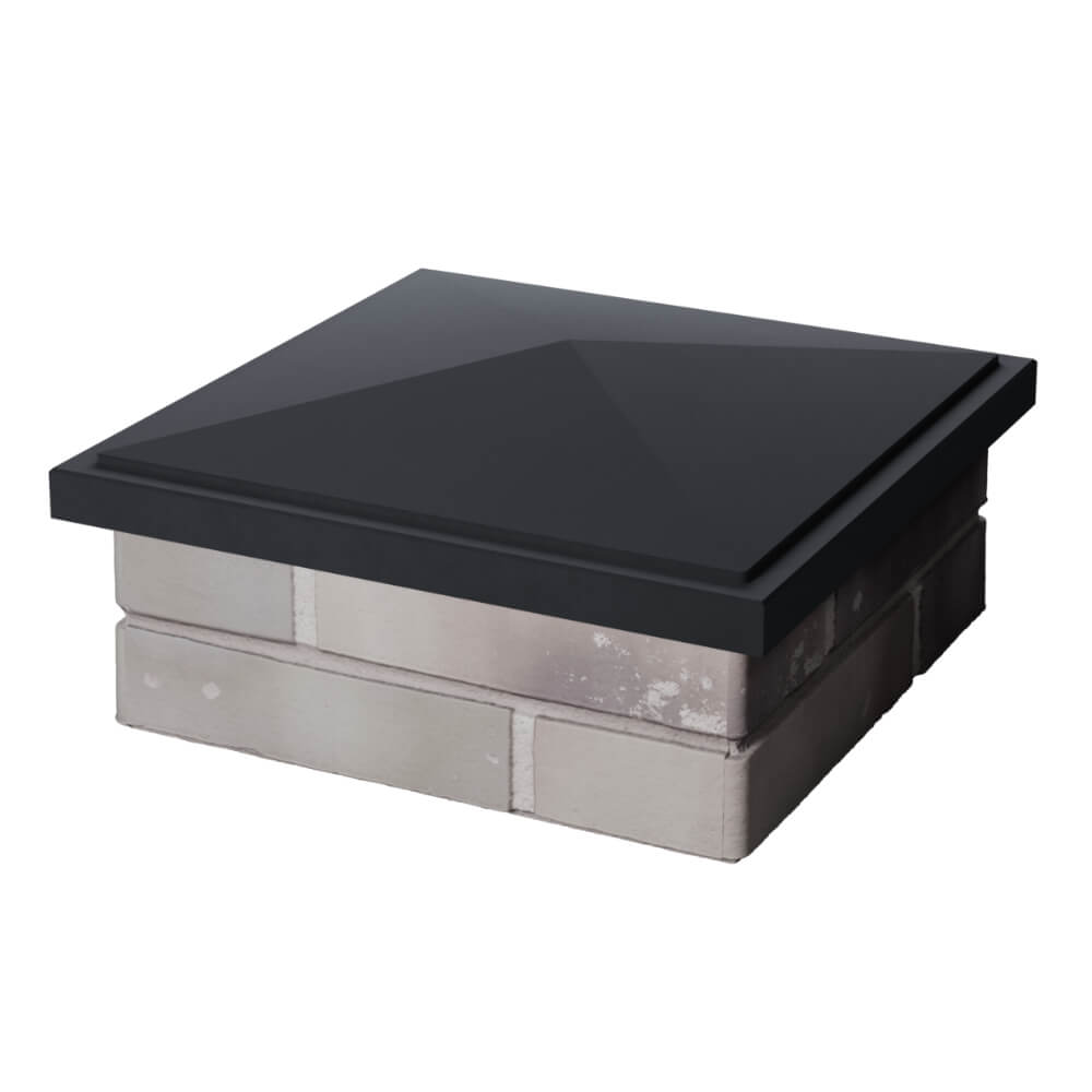 Колпак Zking БонаМоно Серый на столб 1.5х1.5 кирпича (385х385, 400х400мм) в Курганинске фото